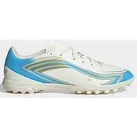 Adidas Mens F50 Messi Club Astro Turf Football Boots - White