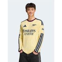 Adidas Mens Arsenal Fc 26/27 Third Long Sleeve Stadium Replica Shirt - Yellow