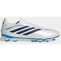 Adidas Mens Copa Pure Iv League Laceless Firm Ground Football Boots - White/Blue