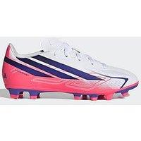 Adidas Junior F50 Hyperfast Club Firm Ground Football Boots - White