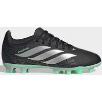 Adidas Junior Predator Club Firm Ground Football Boots - Black/Green