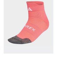 Adidas Terrex Unisex Trail Running Xpr Quarter Socks - Pink