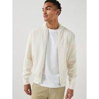 Boss C-Levaio Mix Media Hybrid Jacket - Open White