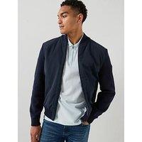 Boss C-Levaio Mix Media Hybrid Jacket - Dark Blue