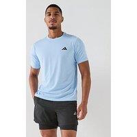 Adidas Mens Training Workout Essentials T-Shirt - Blue