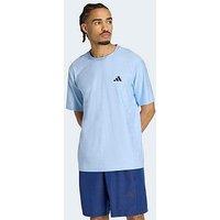 Adidas Mens Training Workout Essentials T-Shirt - Blue