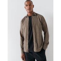 Only & Sons Only &Sons Long Sleeve Checked Shirt - Forest Night