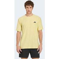 Adidas Mens Training Workout Essentials T-Shirt - Yellow