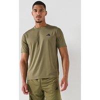 Adidas Mens Training Workout Essentials T-Shirt - Green