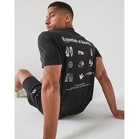 Adidas Mens Running Graphic T-Shirt - Black