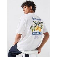 Only & Sons Amalfi Graphic T-Shirt - White