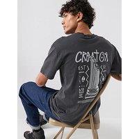Only & Sons Fred Creative Washed T-Shirt - Black