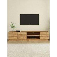 Cosmoliving By Cosmopolitan Toro 3 Door Tv Unit - Oak Style