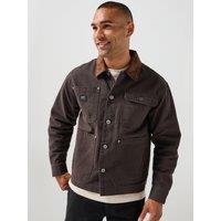 Only & Sons Ricky Cotton Jacket - Licorice