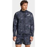 Adidas Mens Running Animal Pack Jacket - Grey