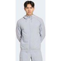 Adidas Men'S Training Intensity Tracksuit Top - Silver