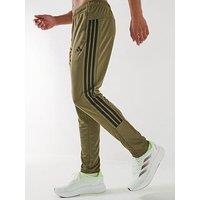 Adidas Men'S All Set 3-Stripes Training Tapered Track Pants - Green