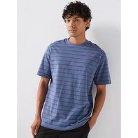Only & Sons Short Sleeve Stripe T-Shirt - Blue