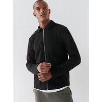 Only & Sons Only &Sons Men'S Zip Through Sweatshirt Jacket - Black