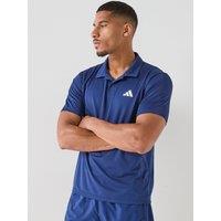 Adidas Men'S Essentials Tennis Polo Shirt - Blue