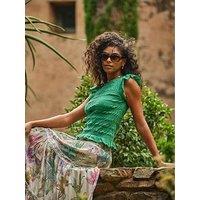 Fatface Betty Top - Green