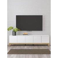 Cosmoliving By Cosmopolitan Pelle 5 Door Tv Unit - White