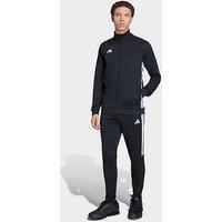 Adidas Mens Tiro Essentials Tracksuit - Black/White