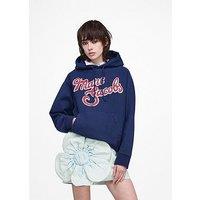 Marc Jacobs Logo Hoodie - Navy
