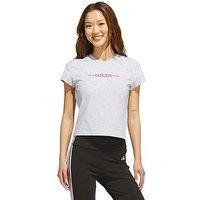 Adidas Sportswear Women'S Logo Graphic T-Shirt - Grey