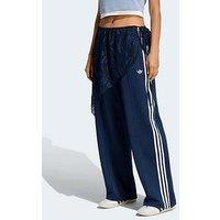 Adidas Originals Women'S Lace Overlay Wide Leg Track Pants - Blue