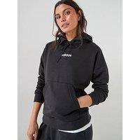 Adidas Sportswear Women'S Essentials Cotton-Blend Hoodie - Black