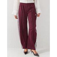 Adidas Originals Women'S Firebird Barrel Tracksuit Bottoms - Maroon