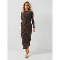 Adidas Originals Womens Maxi Dress - Brown