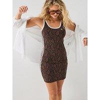Adidas Originals Womens Mini Dress - Brown