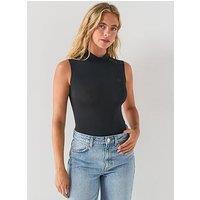 Adidas Originals Womens Sheer Bodysuit - Black