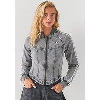 Adidas Originals Womens Denim Track Top - Grey