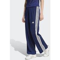 Adidas Sportswear Women'S 3-Stripes Wide Joggers - Blue