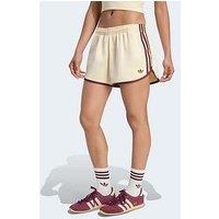 Adidas Originals Women'S Satin 3S Sprinter Shorts - Yellow