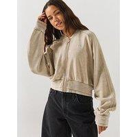 Adidas Originals Womens Superstar Double Layer Track Top - Beige