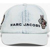 Marc Jacobs Tattoo Patch Denim Cap - Blue