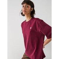 Adidas Originals Women'S Essentials Boyfriend T-Shirt - Maroon