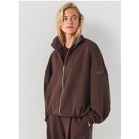 Adidas Originals Womens Buttersoft Full Zip Jacket - Brown