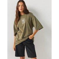 Adidas Originals Womens Elevated Gfx T-Shirt - Green