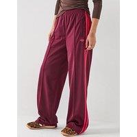 Adidas Originals Womens Firebird Loose Tracksuit Pants - Red