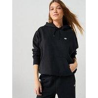 Adidas Originals Women'S Essentials Oversized Fleece Hoodie - Black