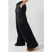 Adidas Originals Womens Essentials Fleece Wide Leg Pant - Black