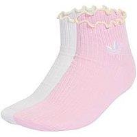 Adidas Originals Womens Ruffle Soocks 2 Pack