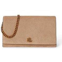 Lauren By Ralph Lauren Adair Ii Large Wallet Brushed Cow Leather Bag - Beige