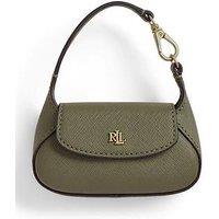 Lauren By Ralph Lauren Crosshatch Leather Schylar Charm - Green