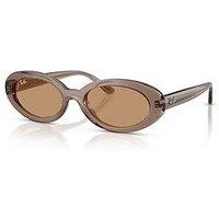 Ray-Ban Oval Thick Frame Sunglasses - 0Rb2223 - Brown